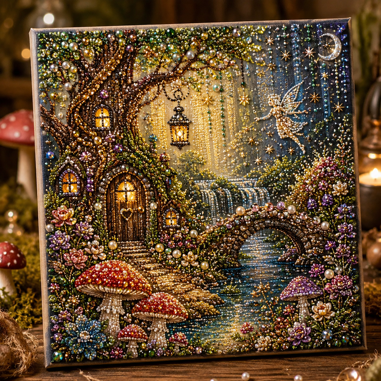 ✨ Fantasy Realms Pearl Painting Kit – Create Your Own Magical Masterpiece
