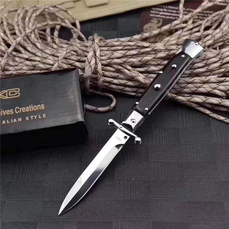 🔥Holiday Sale 49% OFF - Pure Handmade Old School Italian Stiletto Pocket Knife