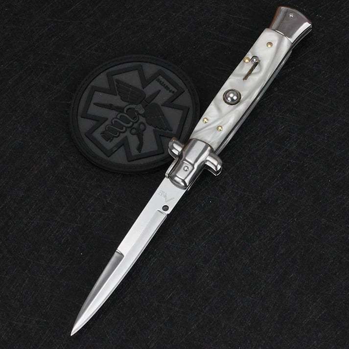 🔥Holiday Sale 49% OFF - Pure Handmade Old School Italian Stiletto Pocket Knife