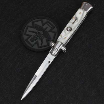 🔥Holiday Sale 49% OFF - Pure Handmade Old School Italian Stiletto Pocket Knife