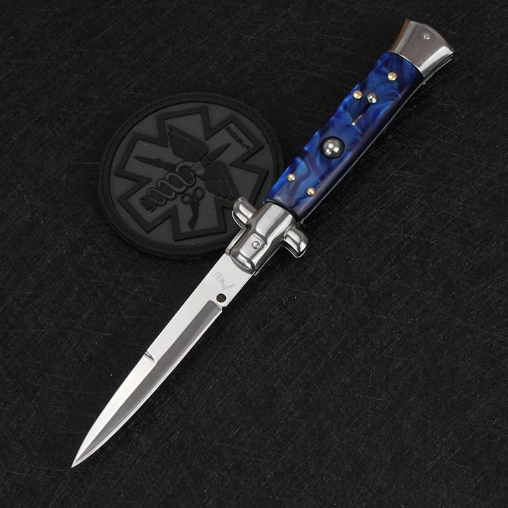 🔥Holiday Sale 49% OFF - Pure Handmade Old School Italian Stiletto Pocket Knife