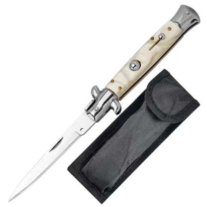 🔥Holiday Sale 49% OFF - Pure Handmade Old School Italian Stiletto Pocket Knife