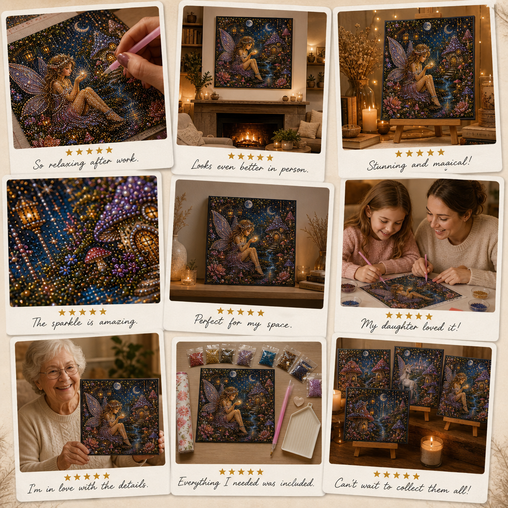✨ Fantasy Realms Pearl Painting Kit – Create Your Own Magical Masterpiece