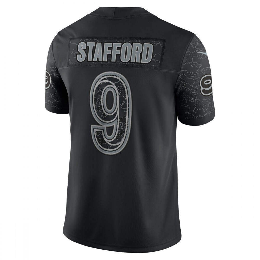 Matthew Stafford Los Angeles Rams Nike RFLCTV Limited Jersey - Black-Profan Arena