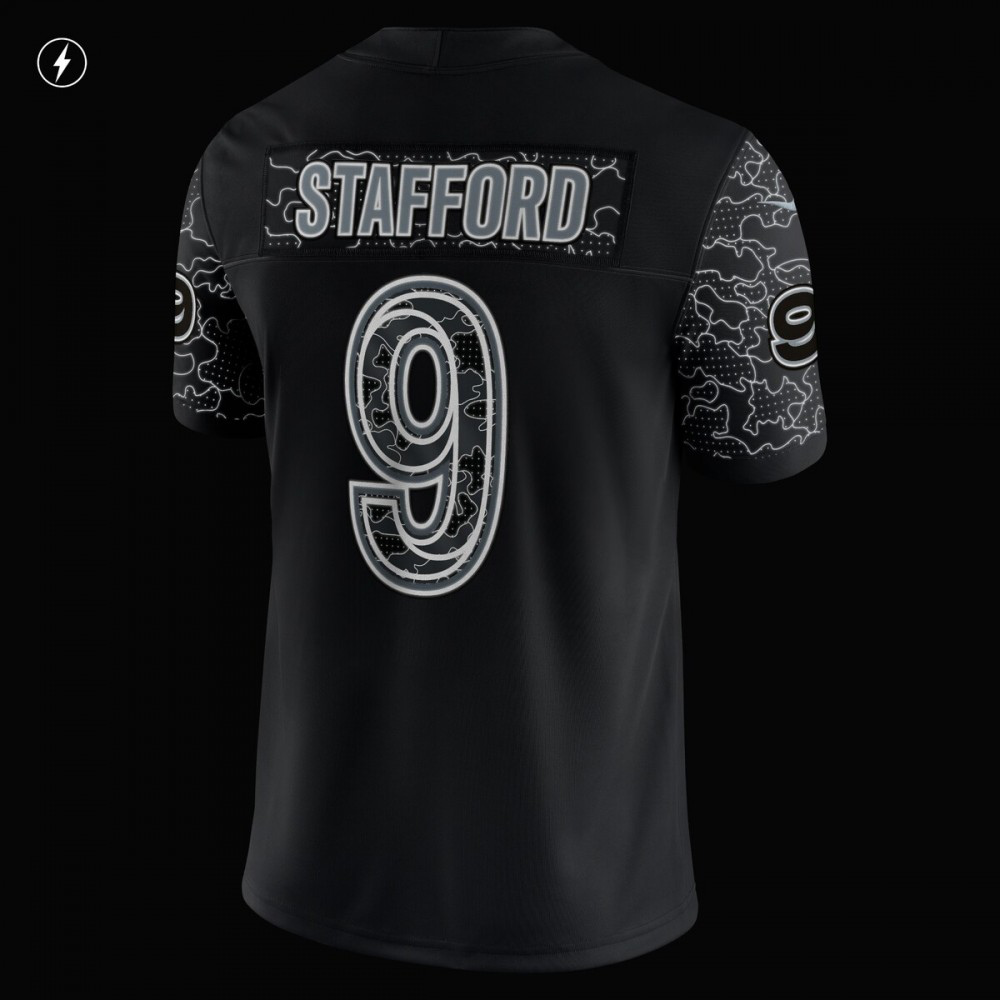 Matthew Stafford Los Angeles Rams Nike RFLCTV Limited Jersey - Black-Profan Arena