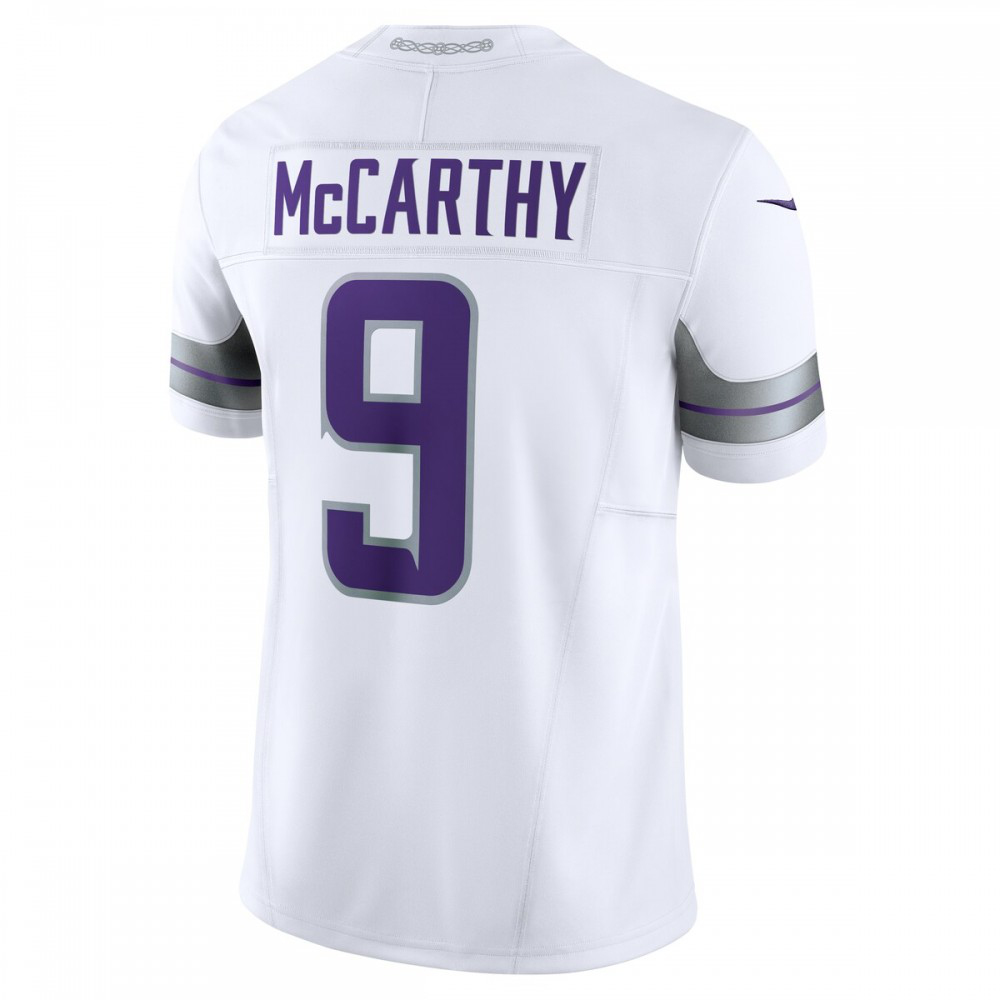 J.J. McCarthy Minnesota Vikings Nike Vapor F.U.S.E. Limited Jersey - White-Profan Arena