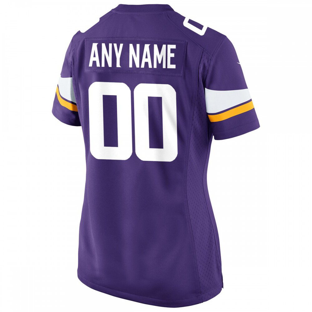 Minnesota Vikings Nike Women's Custom Game Jersey - Purple-Profan Arena