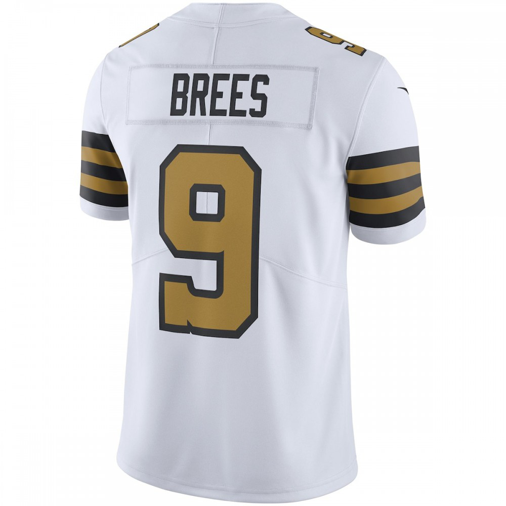 Drew Brees New Orleans Saints Nike Vapor Untouchable Color Rush Limited Player Jersey - White-Profan Arena