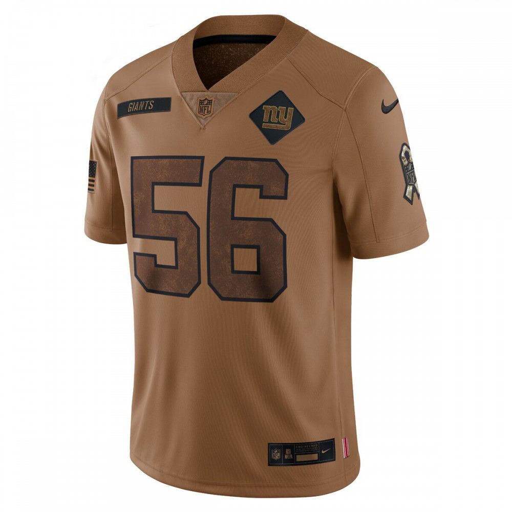 Lawrence Taylor New York Giants Nike 2023 Salute To Service Retired Player Limited Jersey - Brown-Profan Arena