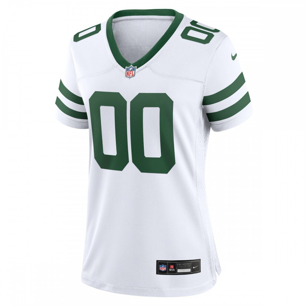 New York Jets Nike Women's Custom Game Jersey - Legacy White-Profan Arena