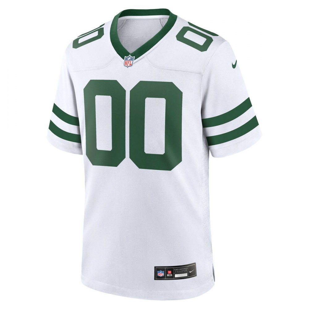 New York Jets Nike Custom Game Jersey - Legacy White-Profan Arena
