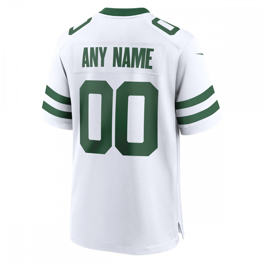 New York Jets Nike Custom Game Jersey - Legacy White-Profan Arena