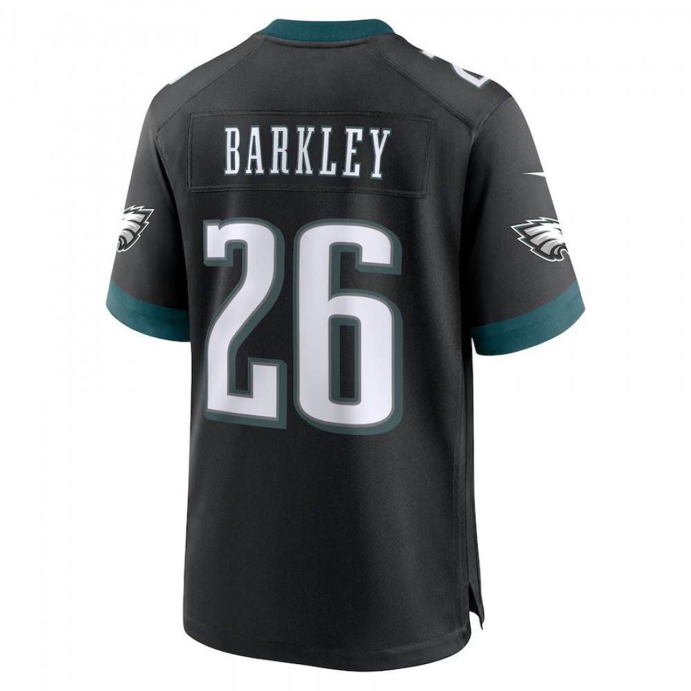Saquon Barkley Philadelphia Eagles Nike Youth Jersey - Black-Profan Arena