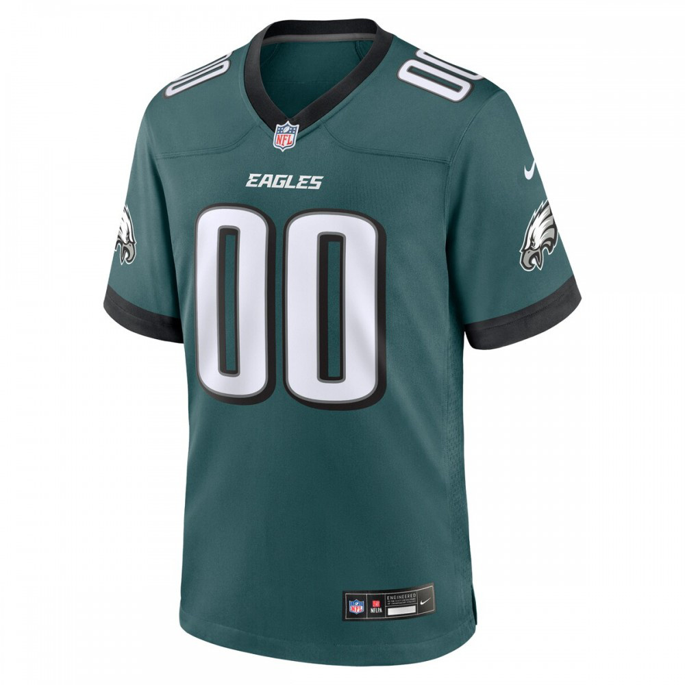 Philadelphia Eagles Nike Custom Game Jersey - Midnight Green-Profan Arena