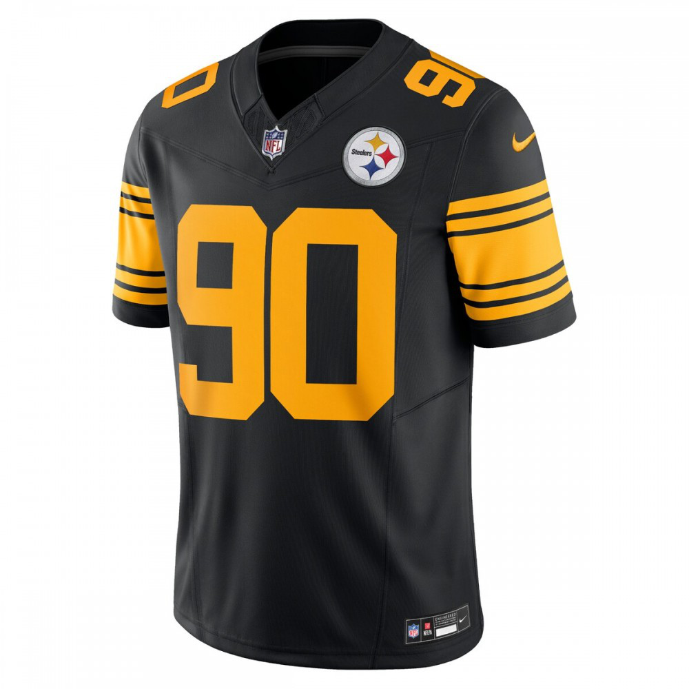 T.J. Watt Pittsburgh Steelers Nike Vapor F.U.S.E. Limited Alternate 2 Jersey - Black-Profan Arena