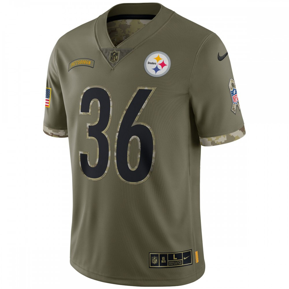 Jerome Bettis Pittsburgh Steelers 2022 Salute To Service Retired Player Limited Jersey - Olive-Profan Arena