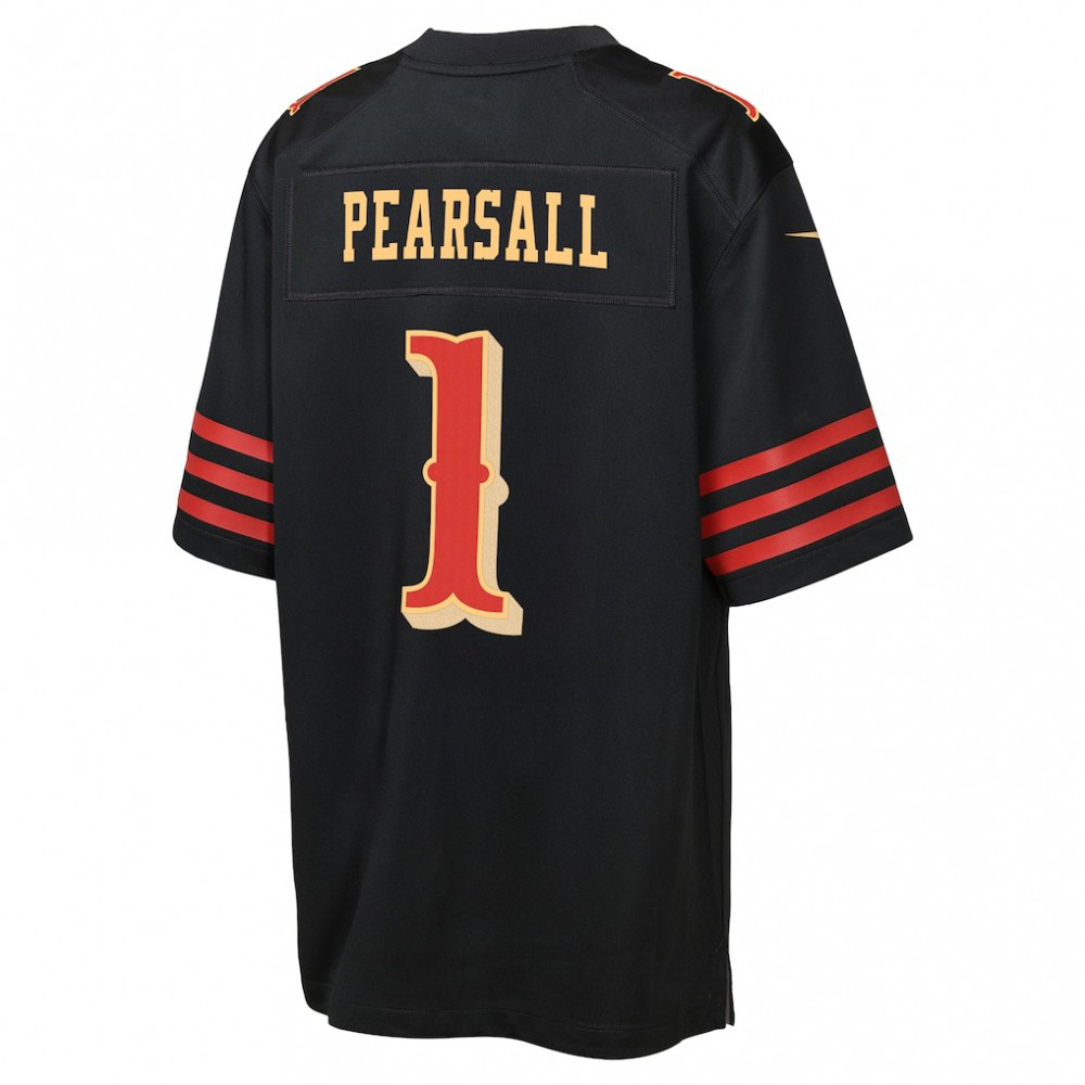 Ricky Pearsall San Francisco 49ers Nike Youth 2025 Rivalries Collection Game Jersey - Black-Profan Arena