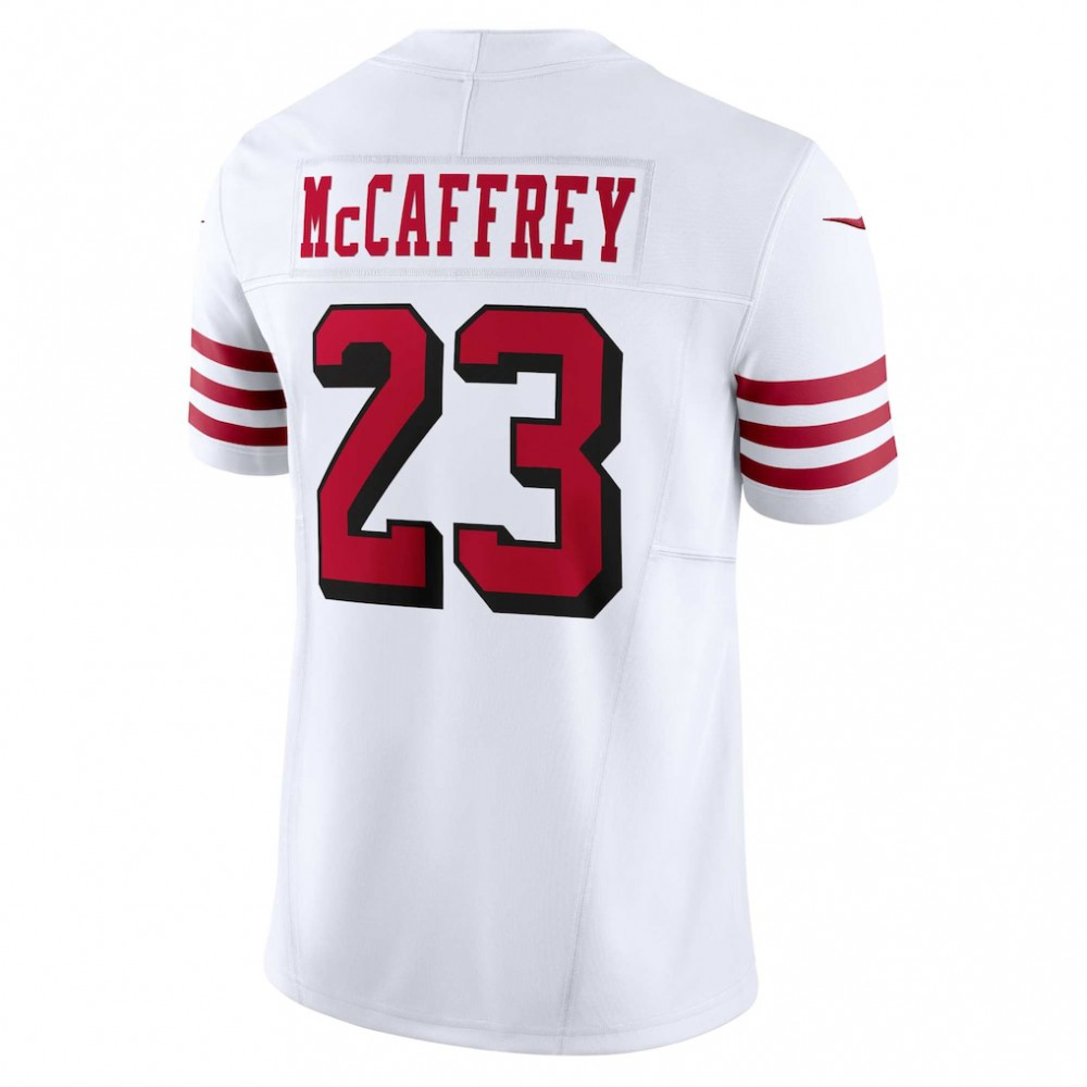 Christian McCaffrey San Francisco 49ers Nike Vapor F.U.S.E. Limited 2nd Alternate Jersey - White-Profan Arena
