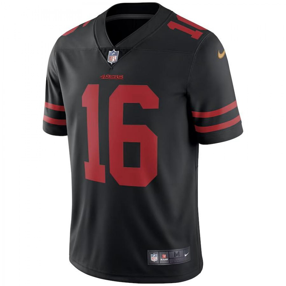 Joe Montana San Francisco 49ers Nike Vapor Limited Jersey - Black-Profan Arena