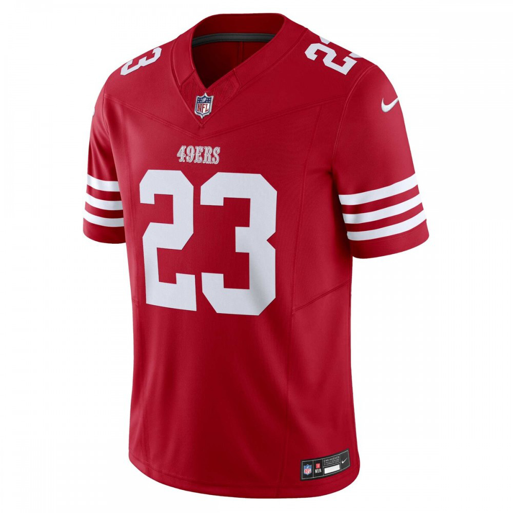 Christian McCaffrey San Francisco 49ers Nike Vapor F.U.S.E. Limited Jersey - Scarlet-Profan Arena