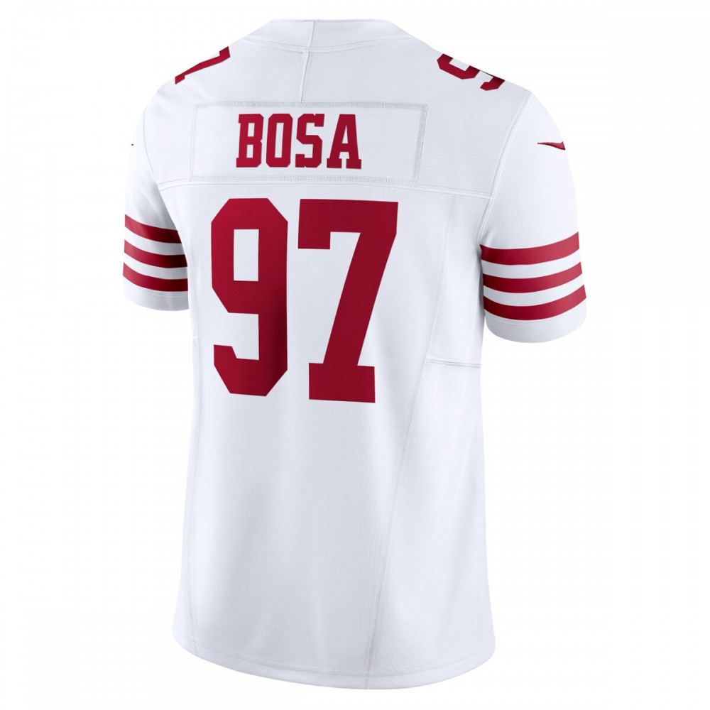 Nick Bosa San Francisco 49ers Nike Vapor F.U.S.E. Limited Jersey - White-Profan Arena