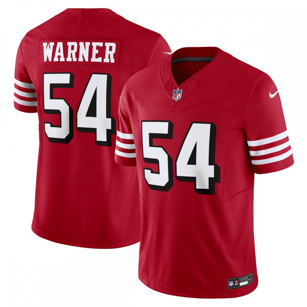 Fred Warner San Francisco 49ers Nike Vapor F.U.S.E. Limited Alternate 1 Jersey - Scarlet-Profan Arena