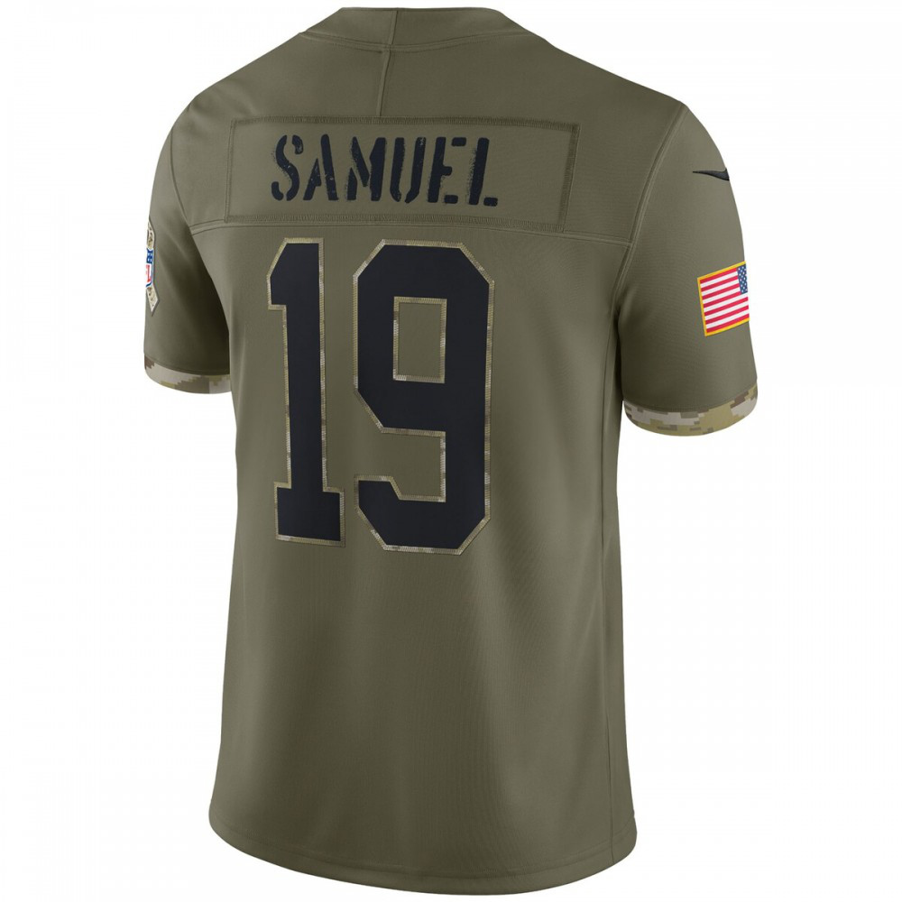 Deebo Samuel San Francisco 49ers Nike 2022 Salute To Service Limited Jersey - Olive-Profan Arena