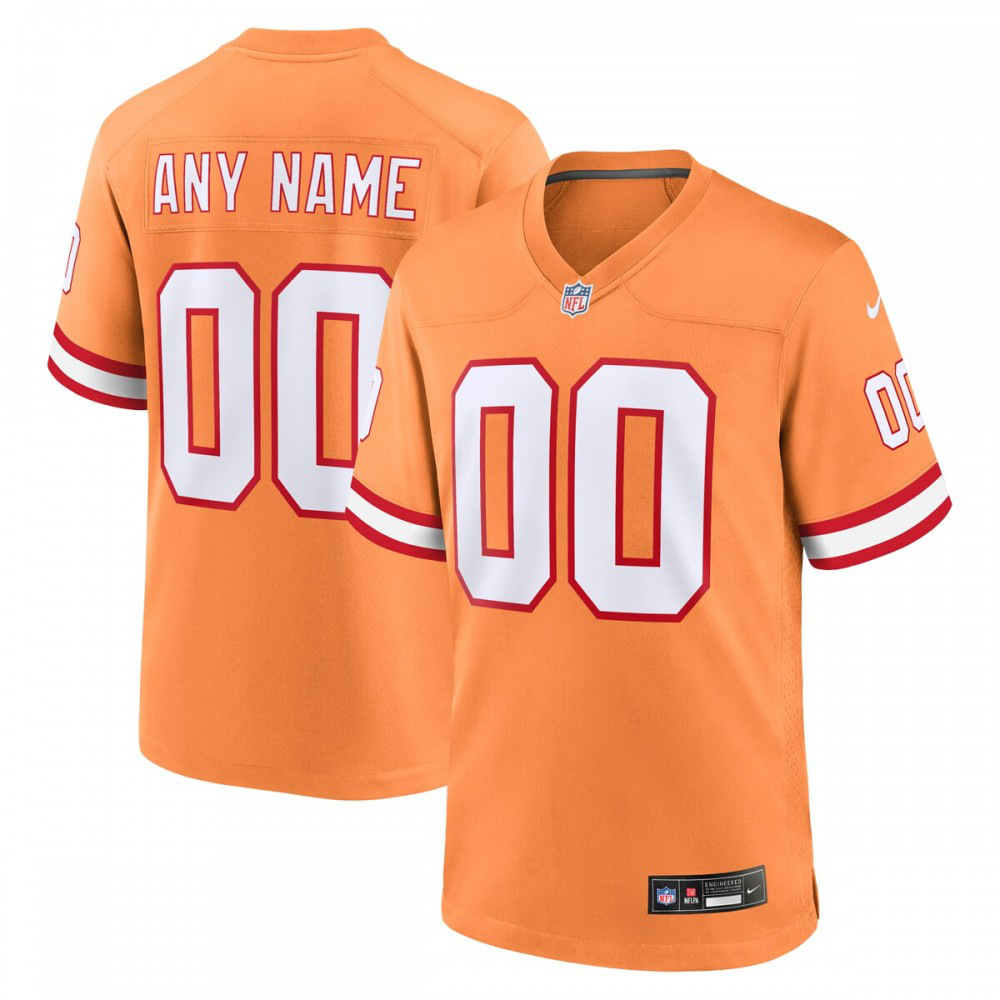 Tampa Bay Buccaneers Nike Custom Throwback Game Jersey - Orange-Profan Arena