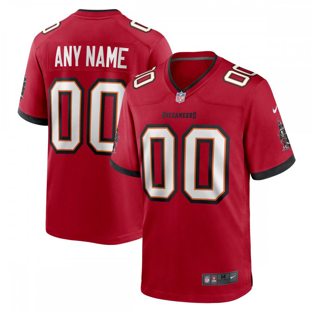 Nike Tampa Bay Buccaneers Custom Game Jersey - Red-Profan Arena