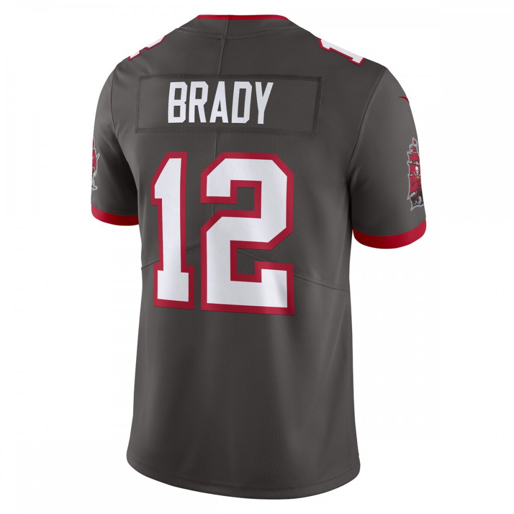 Tom Brady Tampa Bay Buccaneers Nike Alternate Vapor Untouchable Limited Jersey - Pewter-Profan Arena