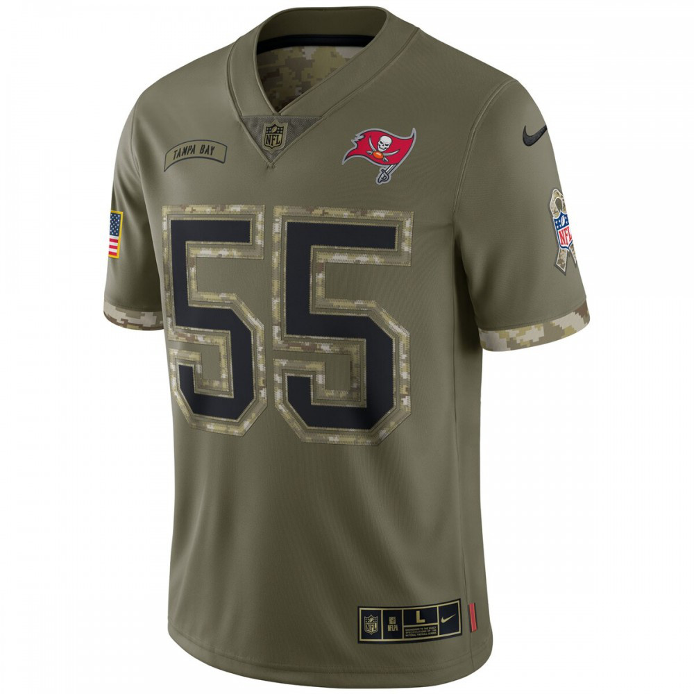 Derrick Brooks Tampa Bay Buccaneers 2022 Salute To Service Retired Player Limited Jersey - Olive-Profan Arena