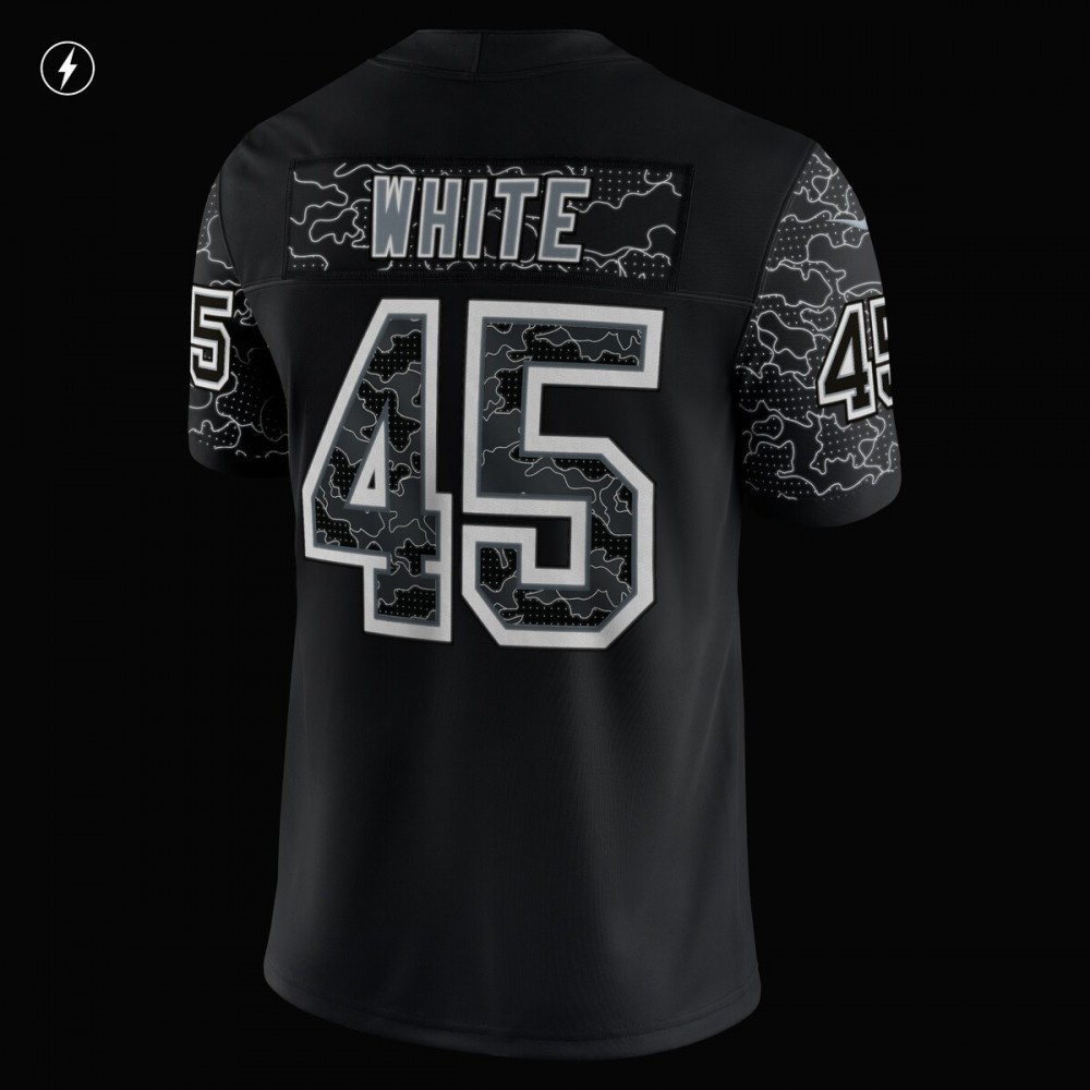 Devin White Tampa Bay Buccaneers Nike RFLCTV Limited Jersey - Black-Profan Arena