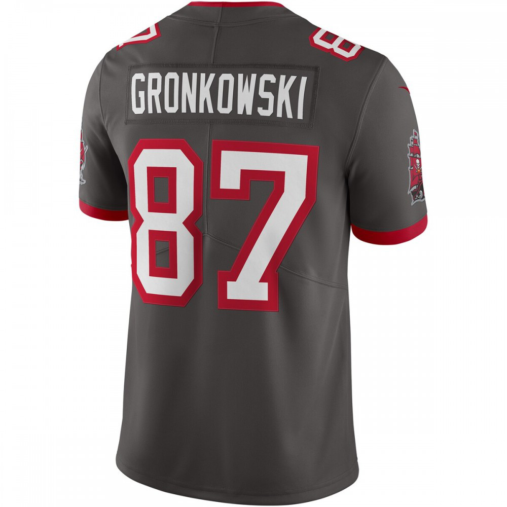Rob Gronkowski Tampa Bay Buccaneers Nike Alternate Vapor Limited Jersey - Pewter-Profan Arena