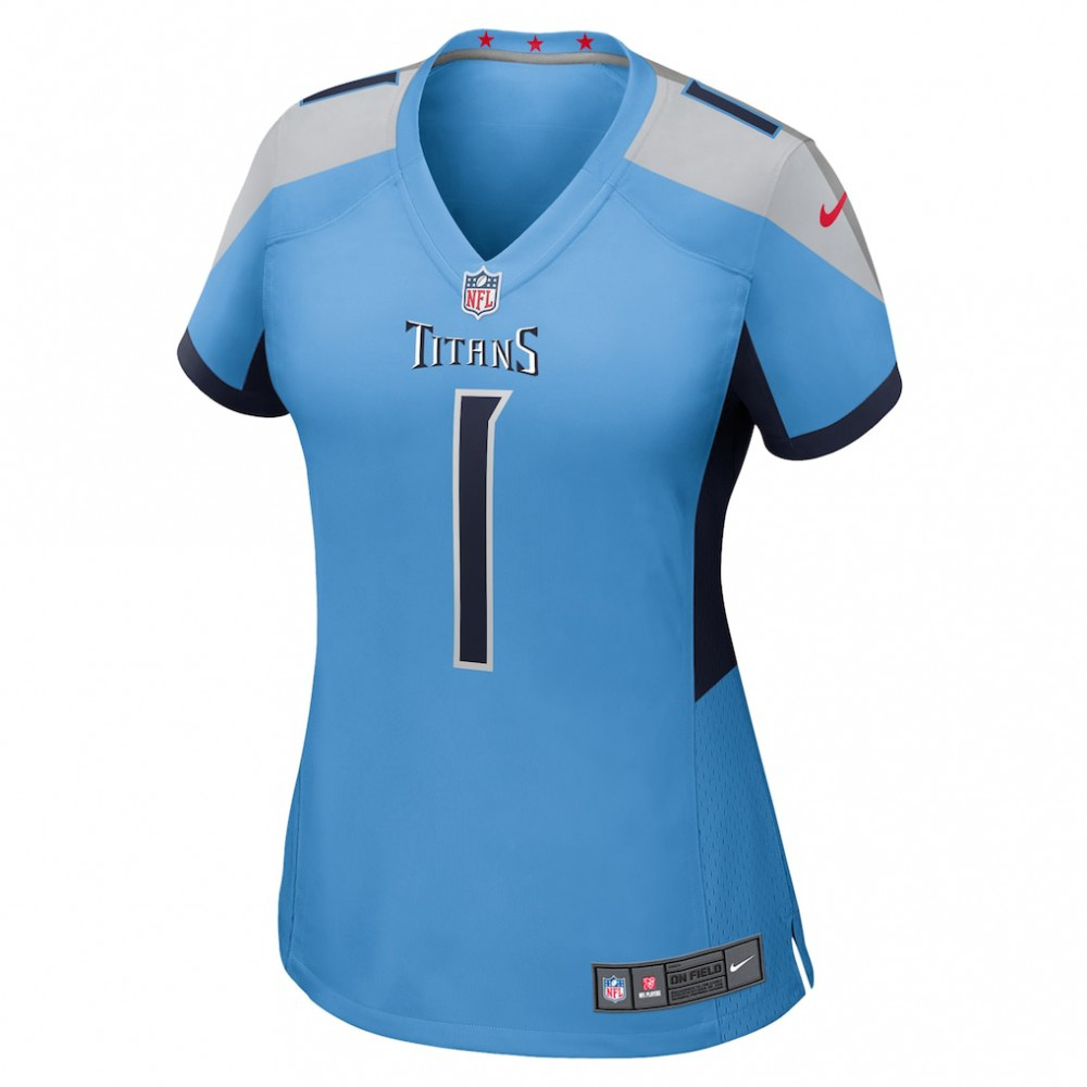 Cameron Ward Tennessee Titans Nike Women's 2025 NFL Draft First Round Pick Game Jersey - Light Blue-Profan Arena