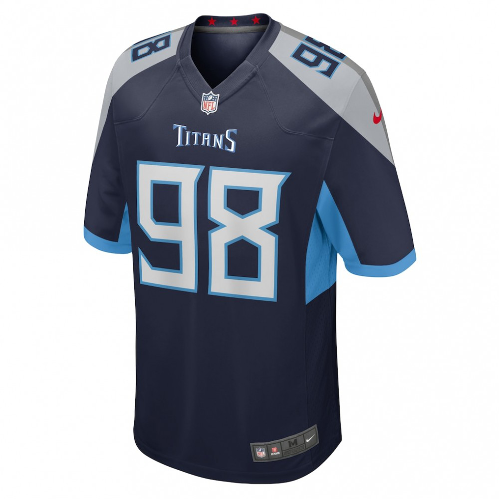 Jeffery Simmons Tennessee Titans Nike Game Jersey - Navy-Profan Arena