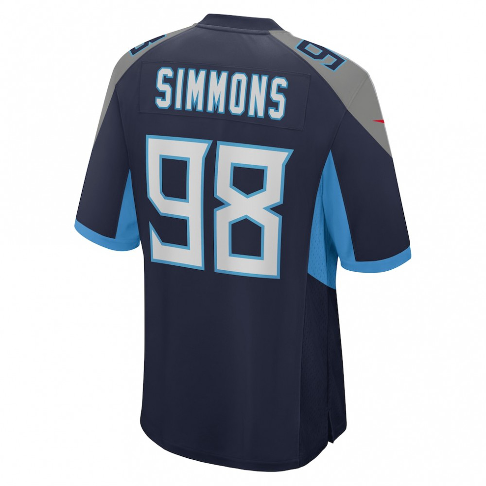 Jeffery Simmons Tennessee Titans Nike Game Jersey - Navy-Profan Arena