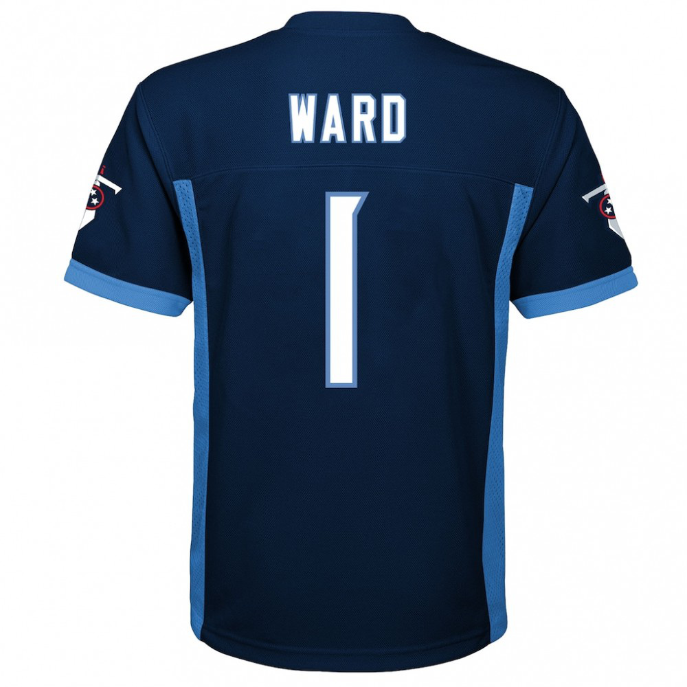 Cameron Ward Tennessee Titans Youth Replica Player Jersey - Navy-Profan Arena