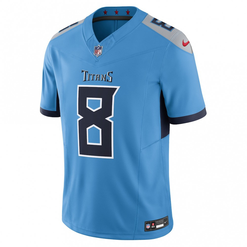 Will Levis Tennessee Titans Nike Alternate Vapor F.U.S.E. Limited Jersey - Light Blue-Profan Arena