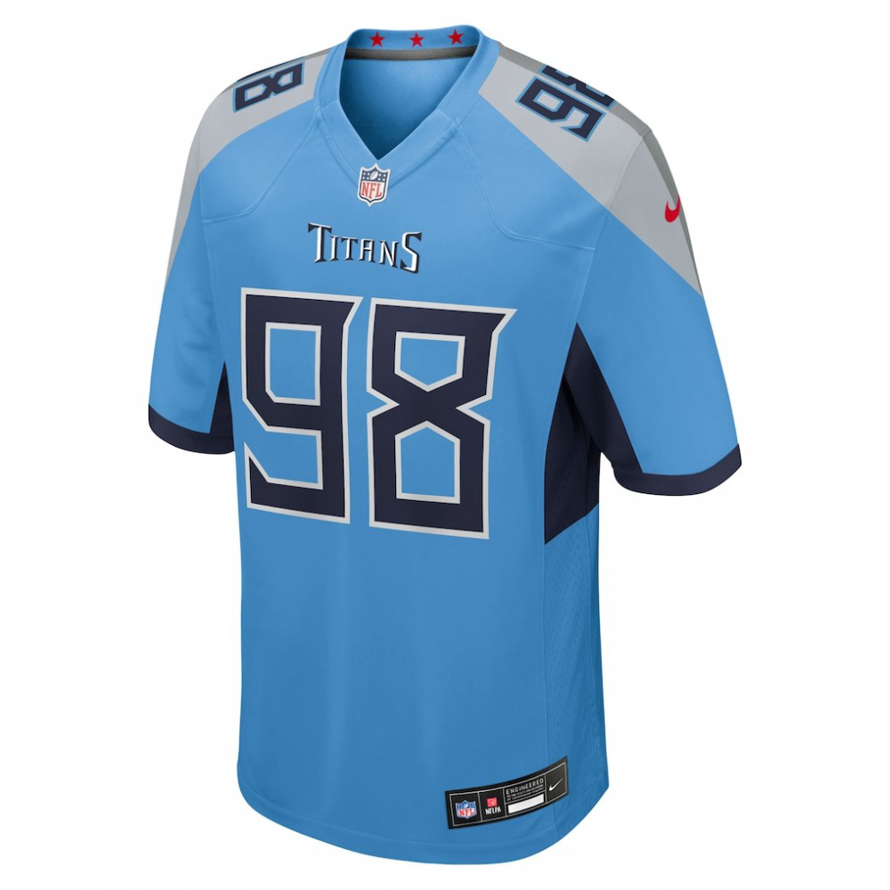 Jeffery Simmons Tennessee Titans Nike Team Game Jersey - Light Blue-Profan Arena