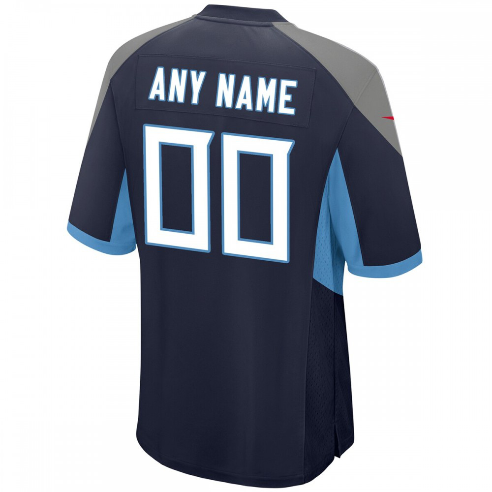 Tennessee Titans Nike Youth Custom Game Jersey - Navy-Profan Arena
