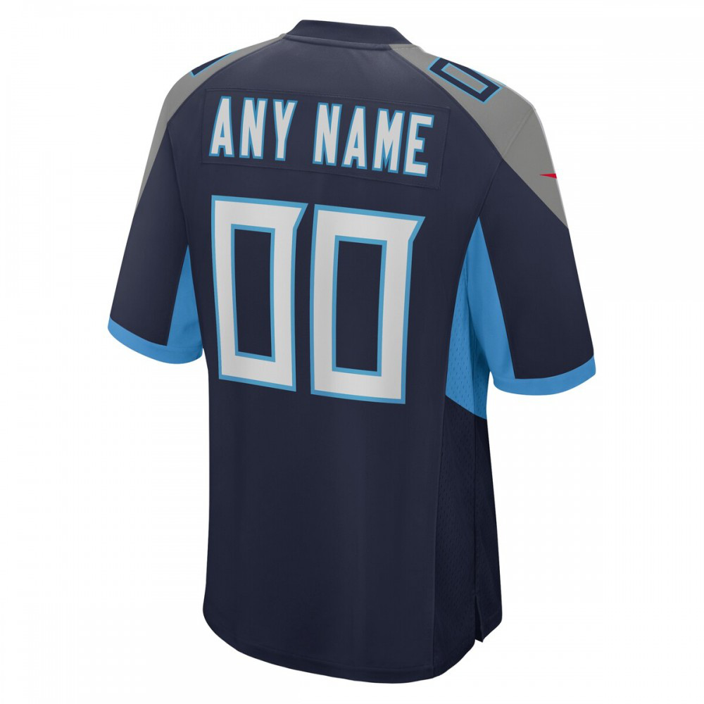 Tennessee Titans Nike Custom Jersey - Navy-Profan Arena