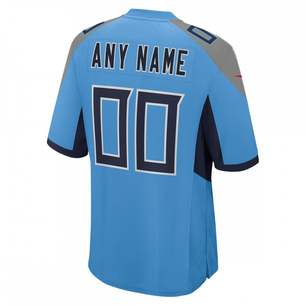 Tennessee Titans Nike Alternate Custom Game Jersey - Light Blue-Profan Arena