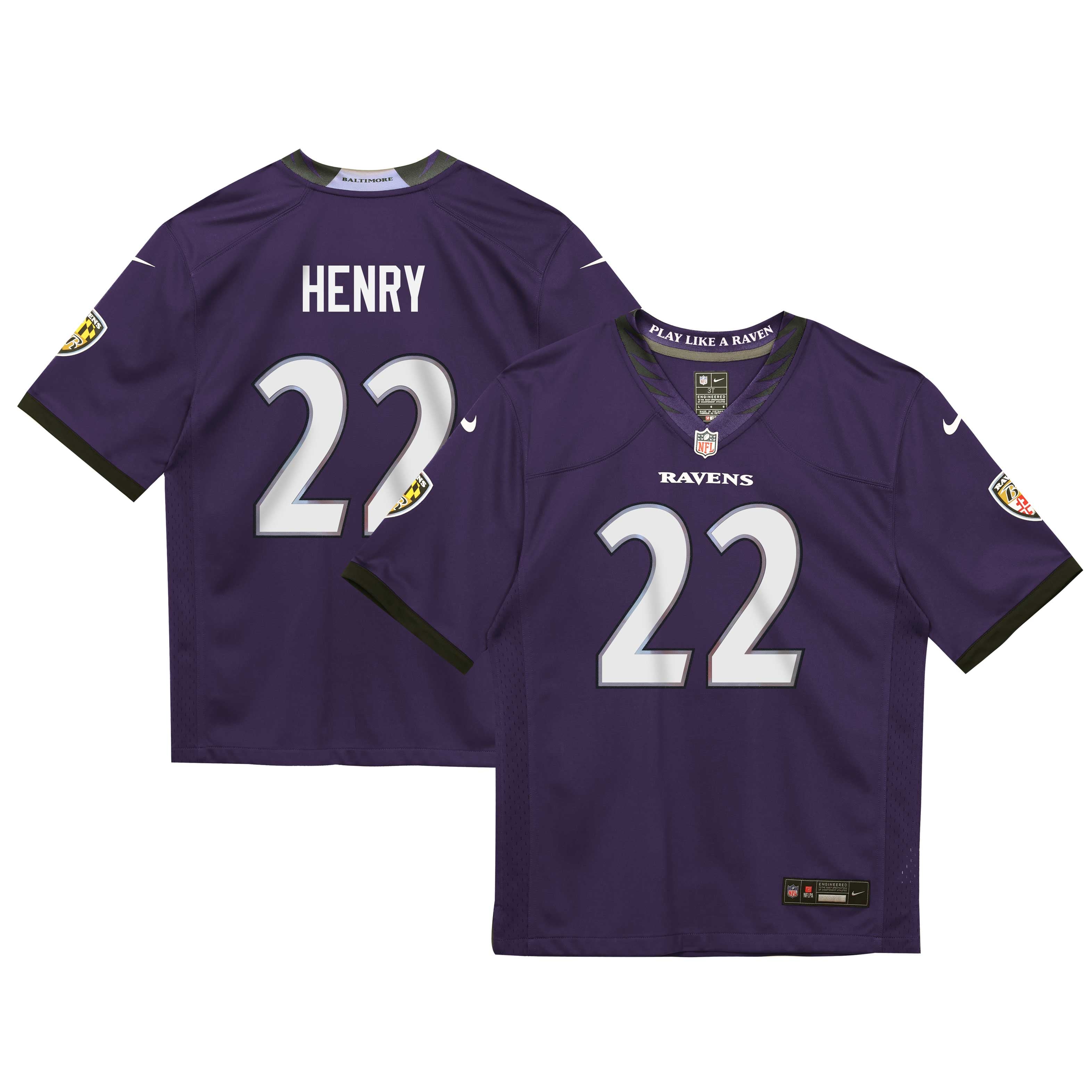 Derrick Henry Baltimore Ravens Infant Team Game Jersey - Purple