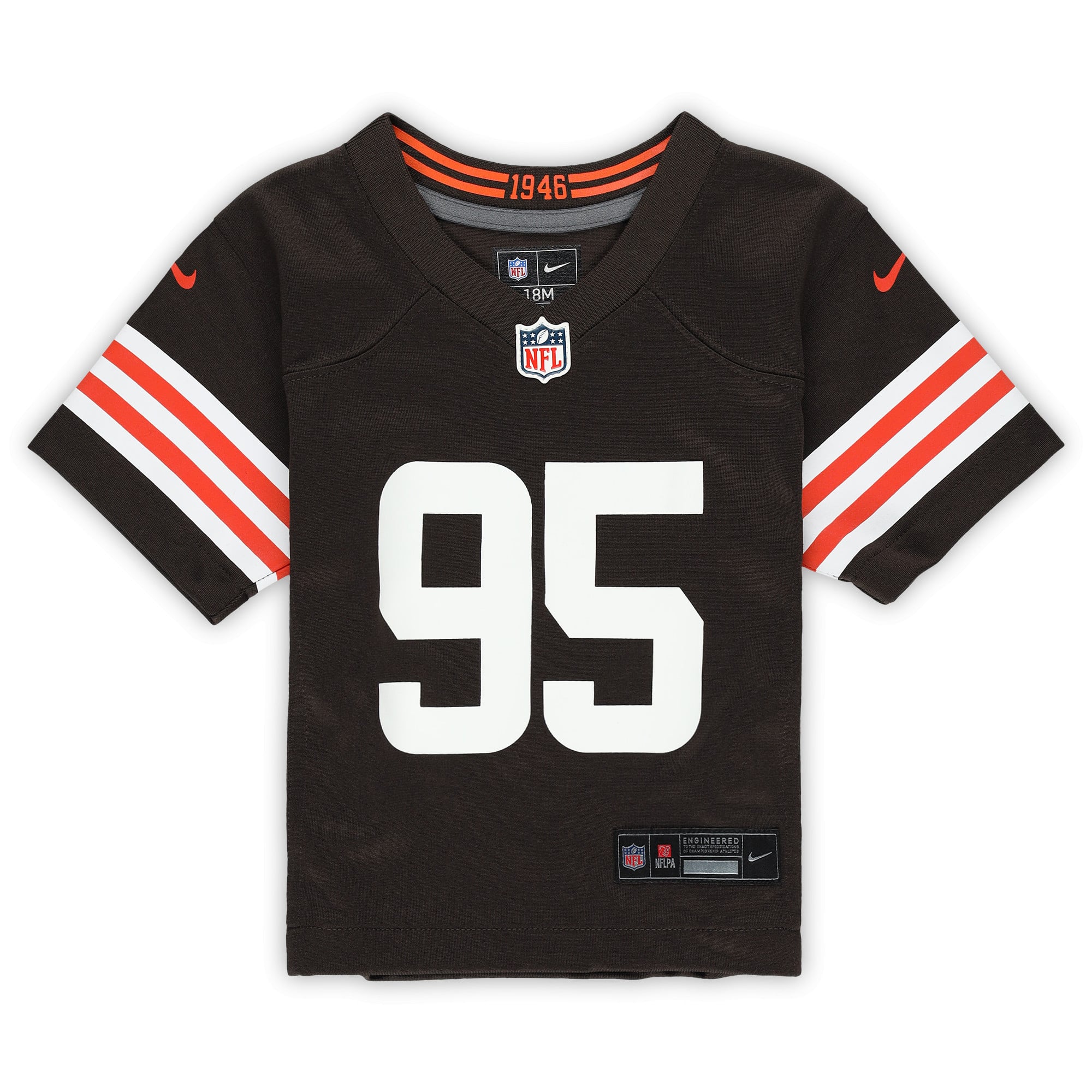 Myles Garrett Cleveland Browns Infant Team Player Game Jersey - Brown