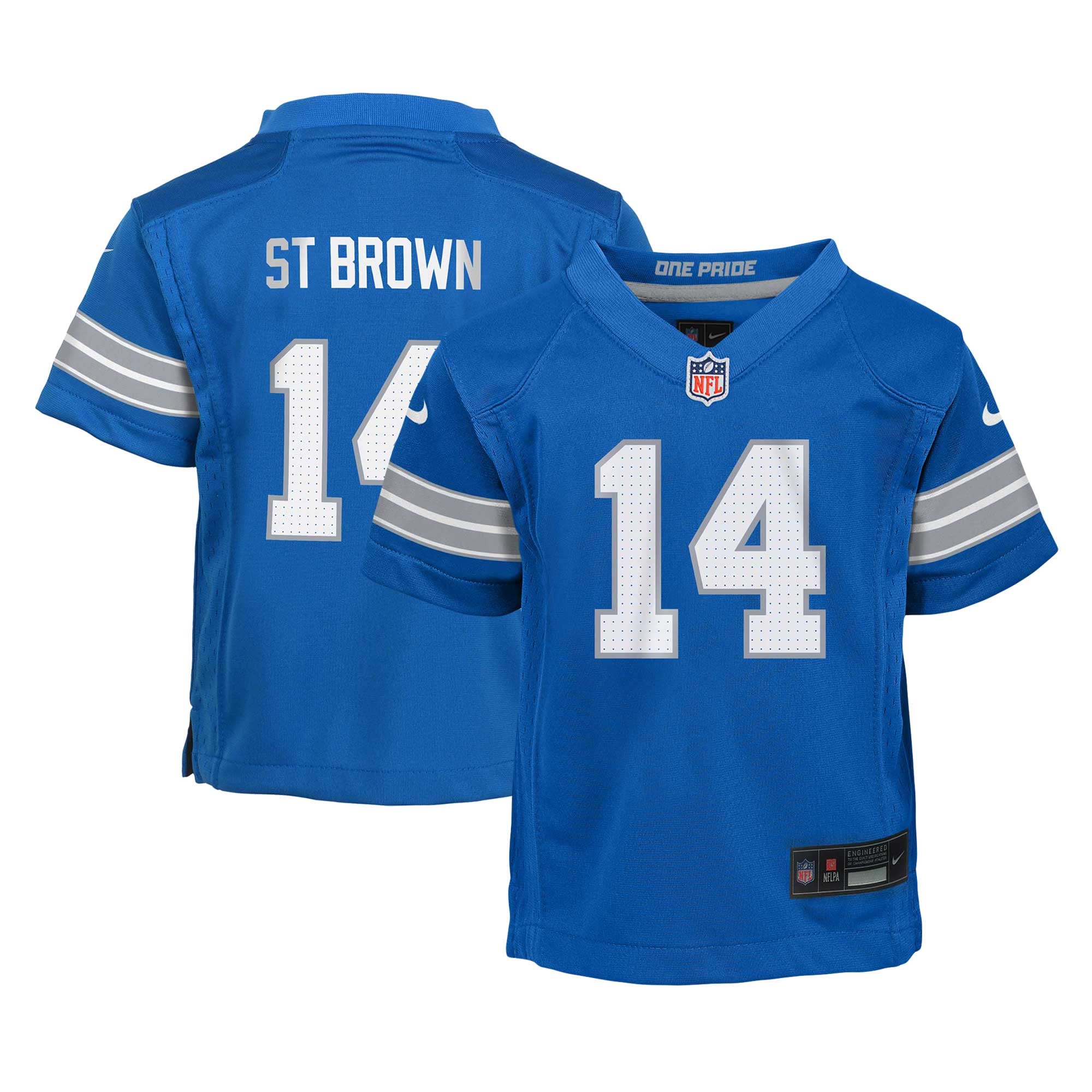 Amon-Ra St. Brown Detroit Lions Infant Team Player Game Jersey - Blue