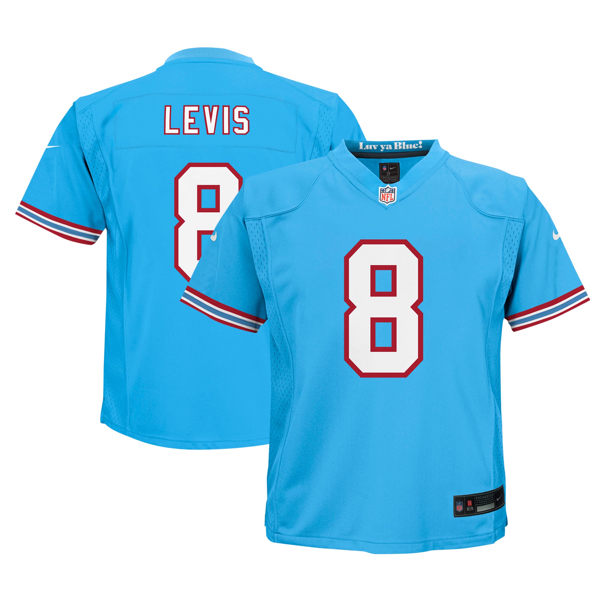Will Levis Tennessee Titans Infant Player Alternate Game Jersey - Light Blue