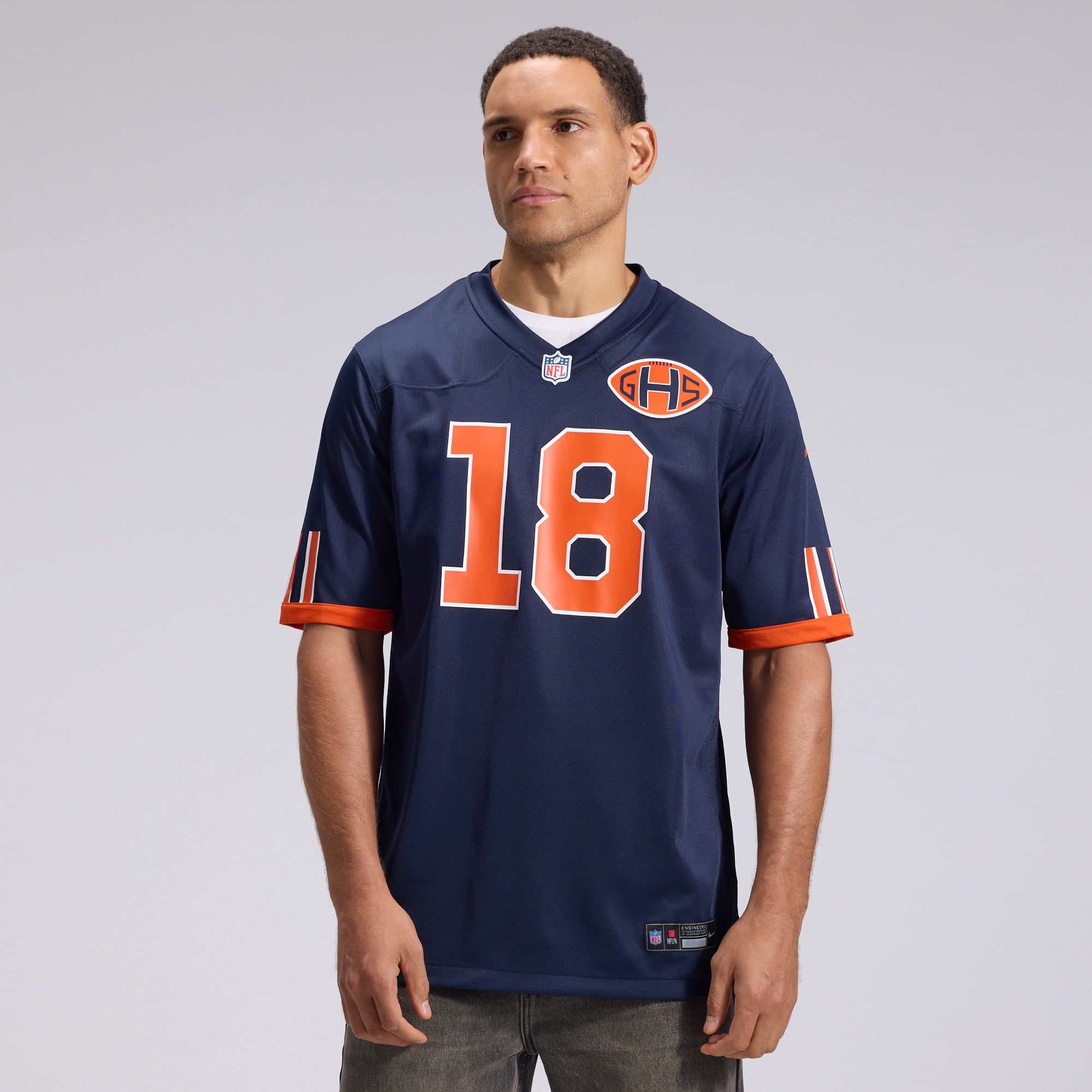 Caleb Williams Chicago Bears Rivalries Game Jersey - Navy