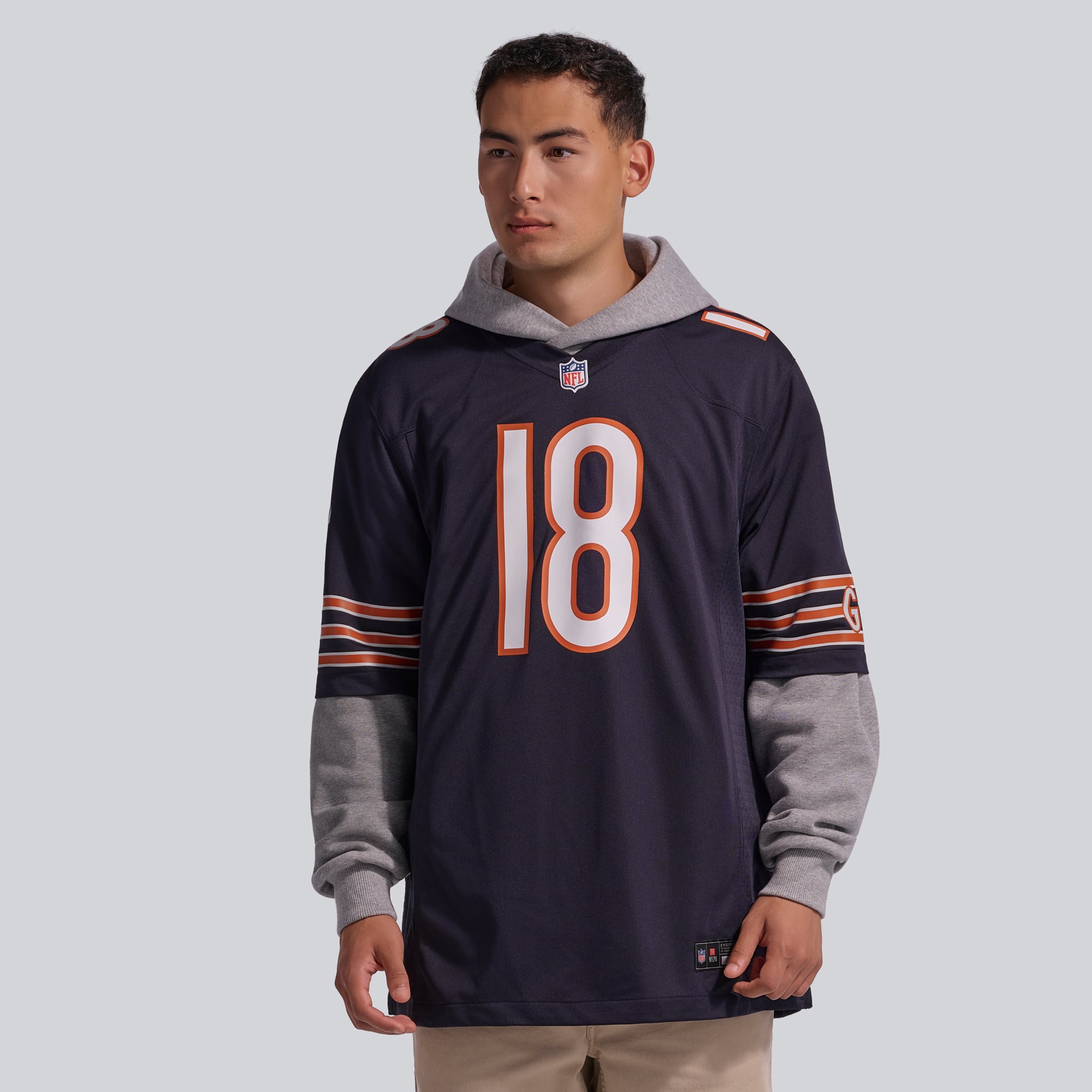 Caleb Williams Chicago Bears Player Game Jersey - Navy