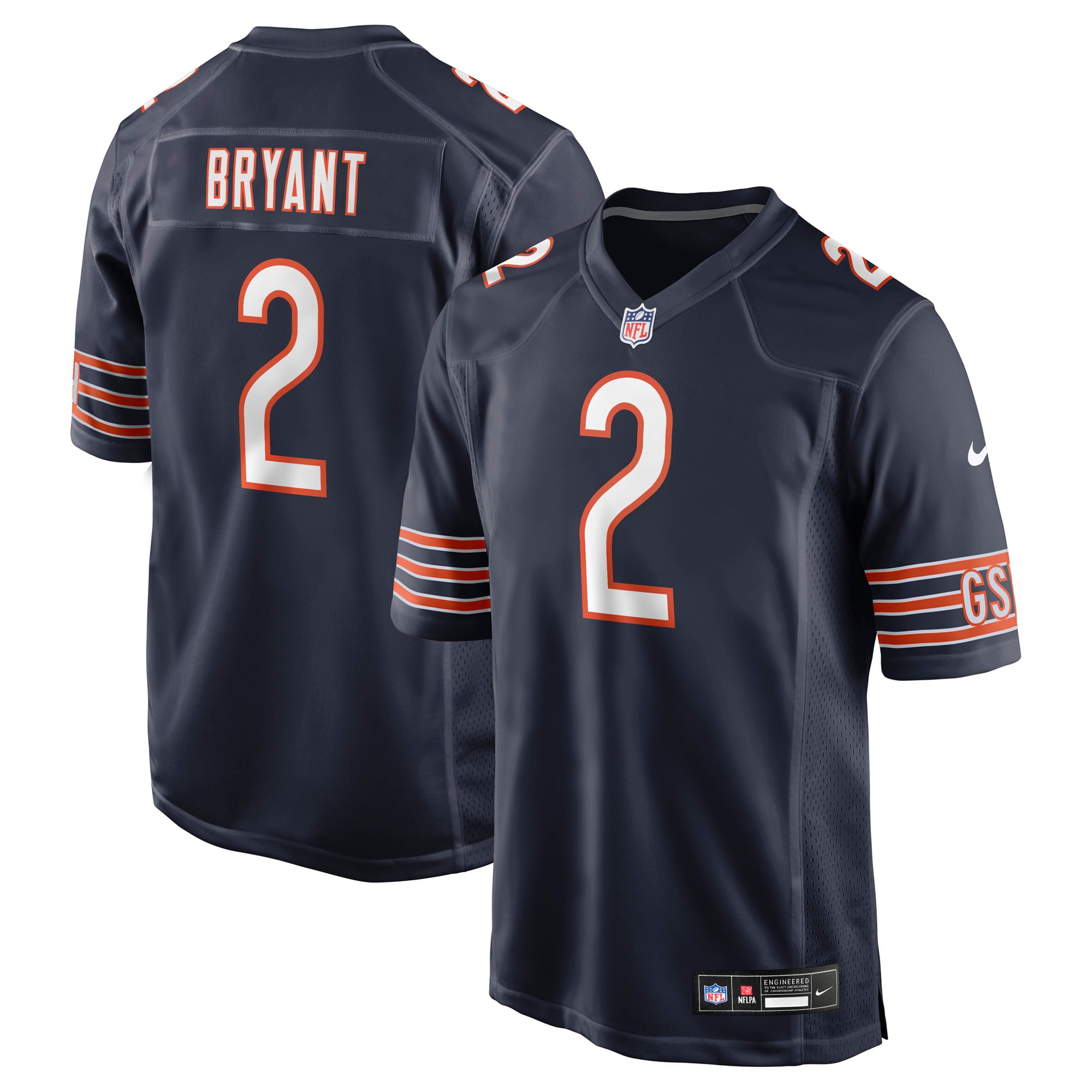 Coby Bryant Chicago Bears Team Game Jersey - Navy