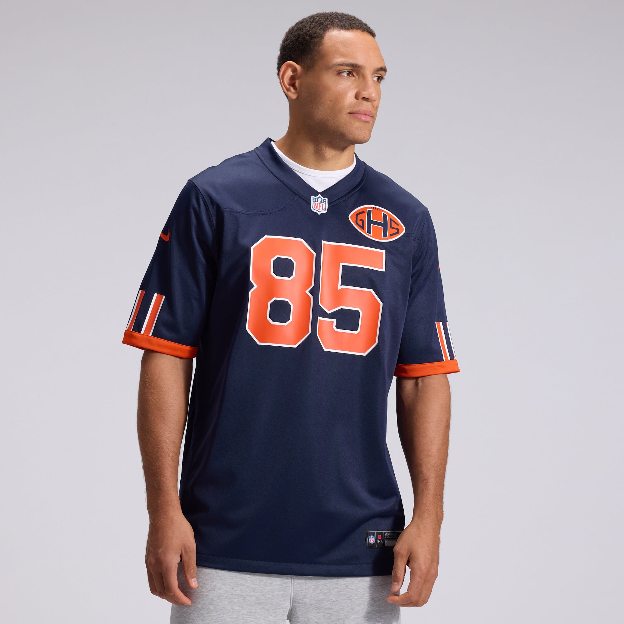 Cole Kmet Chicago Bears Rivalries Game Jersey - Navy